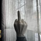F U Ring holder White Marble - Witte Art
