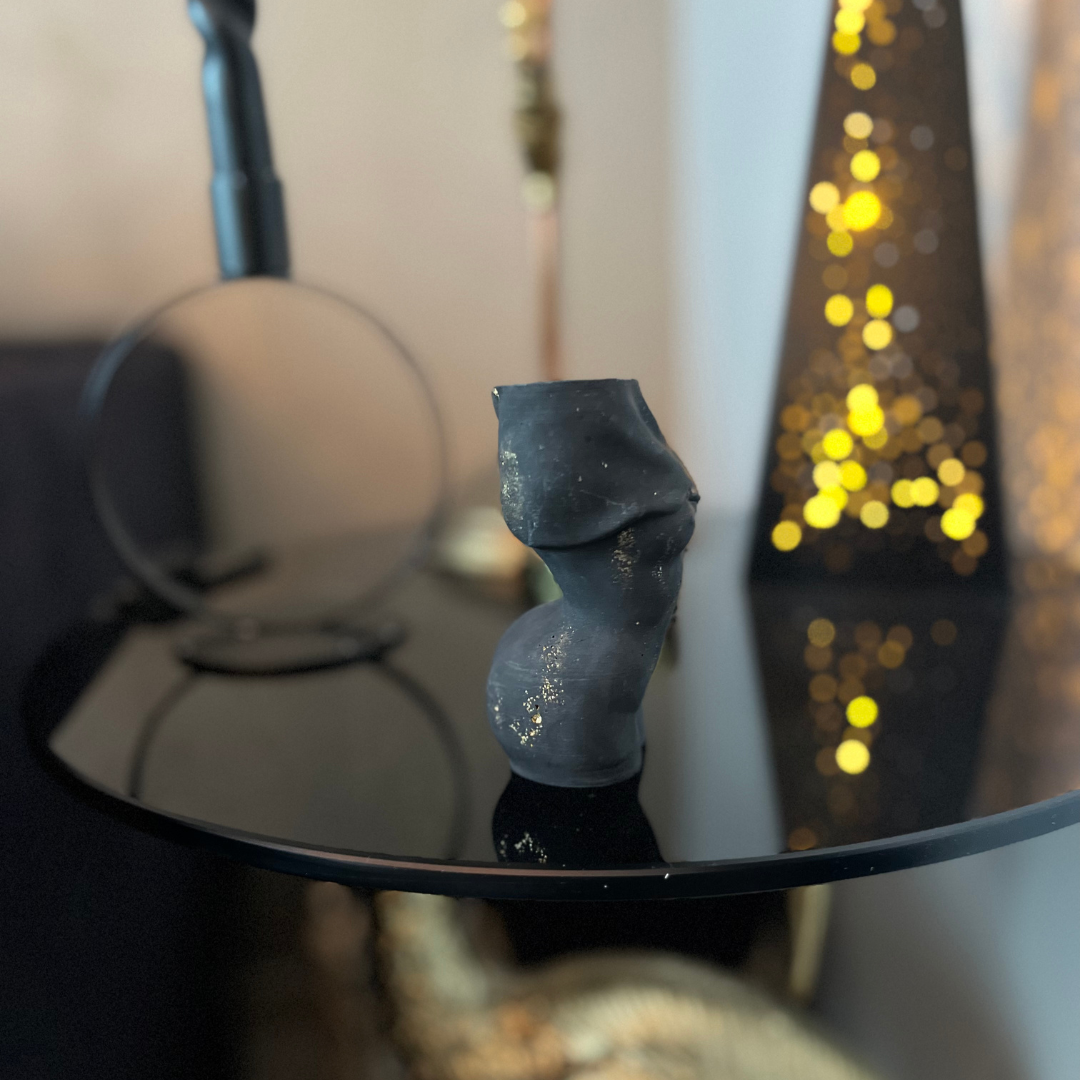 Victoria vase Black and  Silver - Witte Art