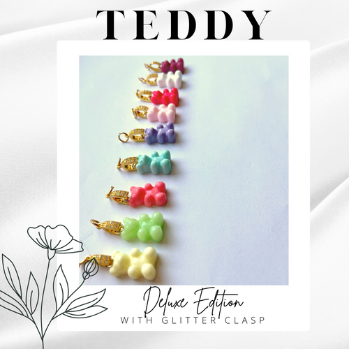 T E D D Y  gummy bear necklace Deluxe Edition Gold - Witte Art