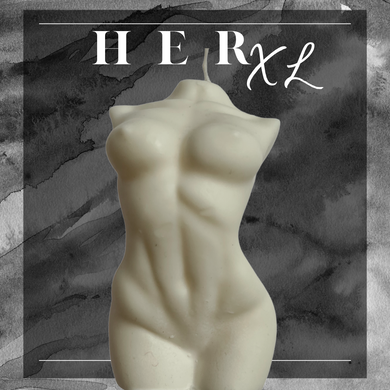 H E R  Candle Large - Witte Art