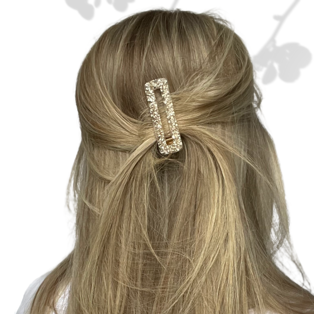 A M Y  Hair clips Blue - Witte Art
