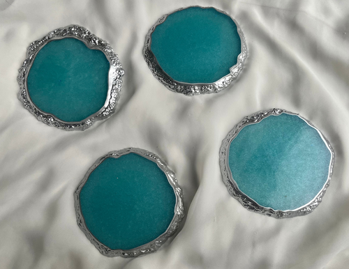 Coasters Crystal Blue - Witte Art