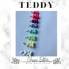 Load image into Gallery viewer, T E D D Y  gummy bear necklace Classic edition - Silver - Witte Art
