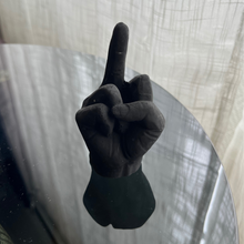 Load image into Gallery viewer, F U Ring holder Black - Witte Art
