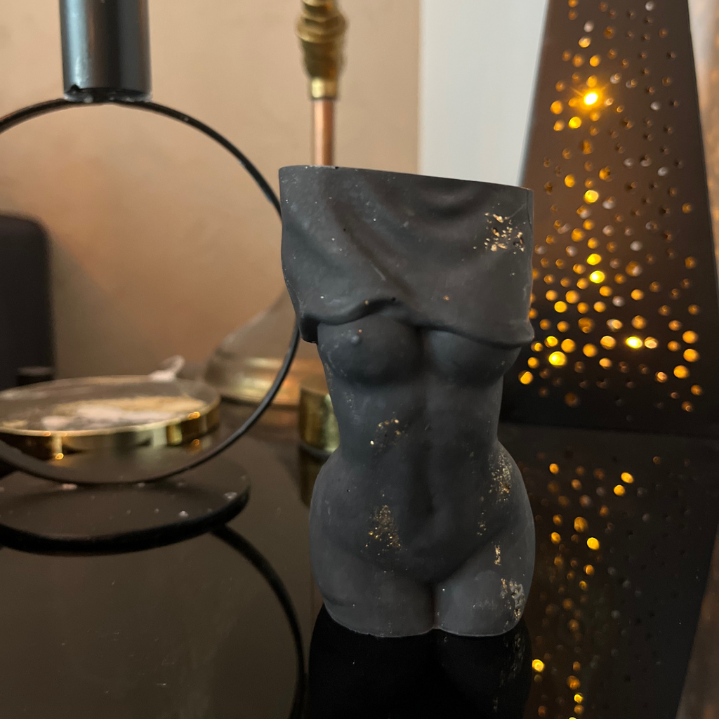 Victoria vase Black and Gold - Witte Art