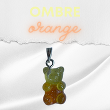 Load image into Gallery viewer, T E D D Y  gummy bear necklace Glitter edition - Silver - Witte Art
