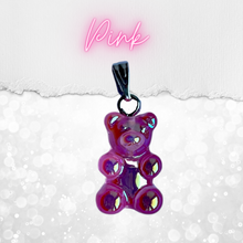 Load image into Gallery viewer, T E D D Y  gummy bear necklace Shimmer Edition - Silver - Witte Art
