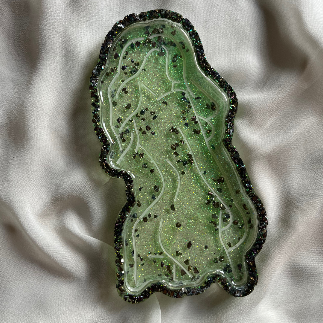 J E N N Y Tray Green - Witte Art