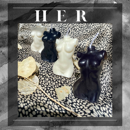 H E R  Candle Small - Witte Art