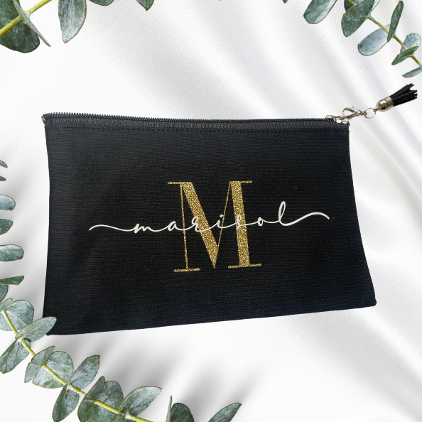 L I Z Z I E Makeup bag - Personalize it! - Witte Art