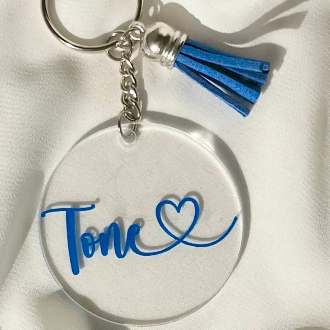 O L I V I A Keyring - Witte Art