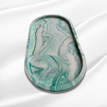 Load image into Gallery viewer, A L Y A Tray Turquoise marble - Witte Art
