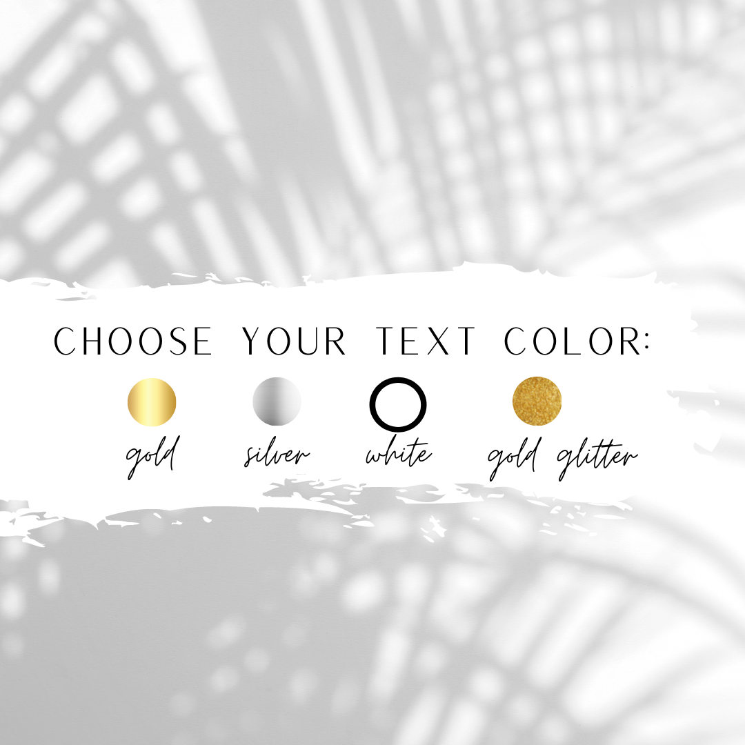 L A U R E N  Makeup bag - Personalize it! - Witte Art
