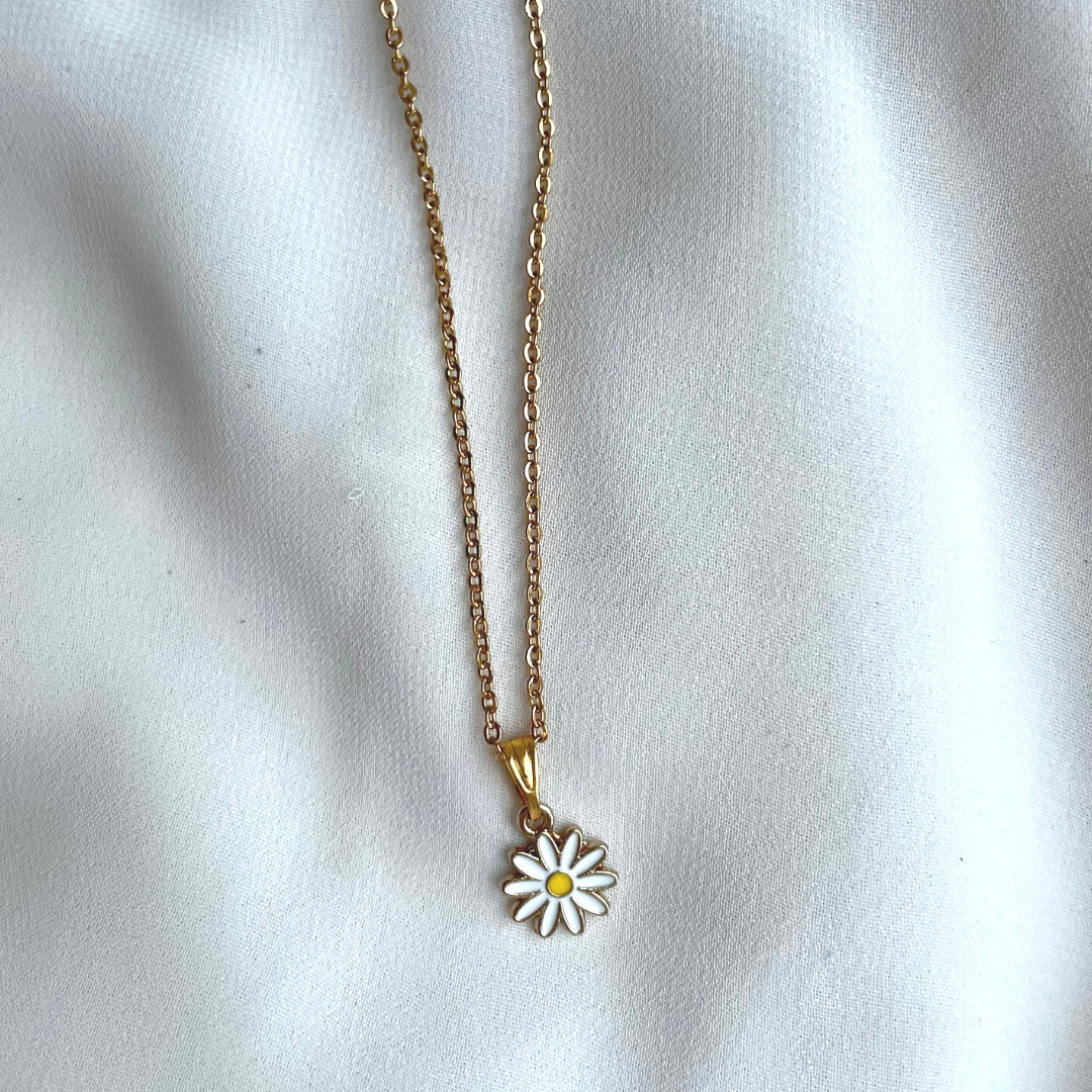 D A I S Y  Necklace - Witte Art