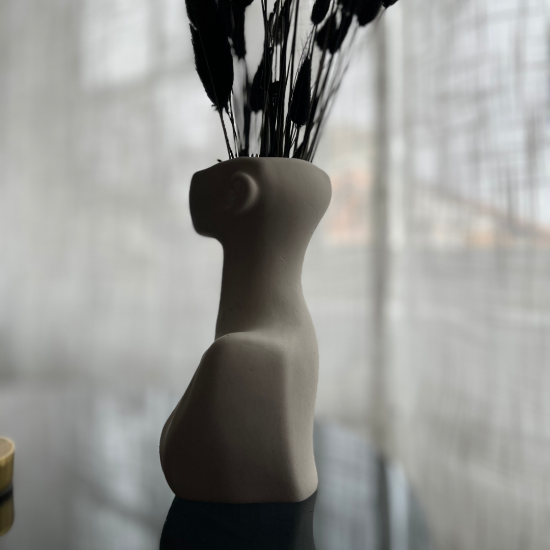 V A L E R I A Vase white - Witte Art