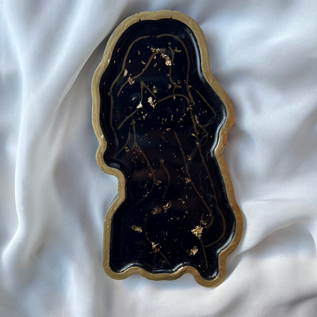 J E N N Y Tray Gold Dust - Witte Art