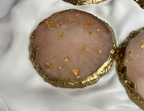 Coasters Crystal Peach - Witte Art