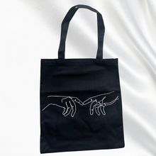 Load image into Gallery viewer, V I N C I  Line art tote bag - Witte Art
