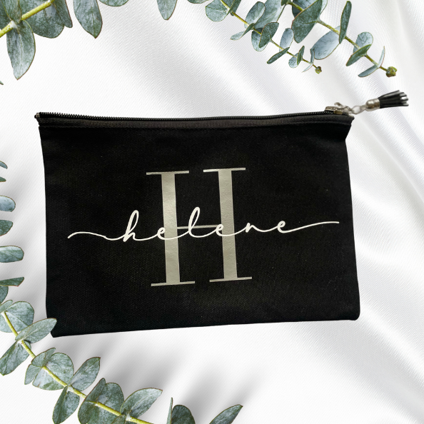 L I Z Z I E Makeup bag - Personalize it! - Witte Art