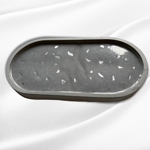 A L Y A Tray Grey Terrazzo - Witte Art