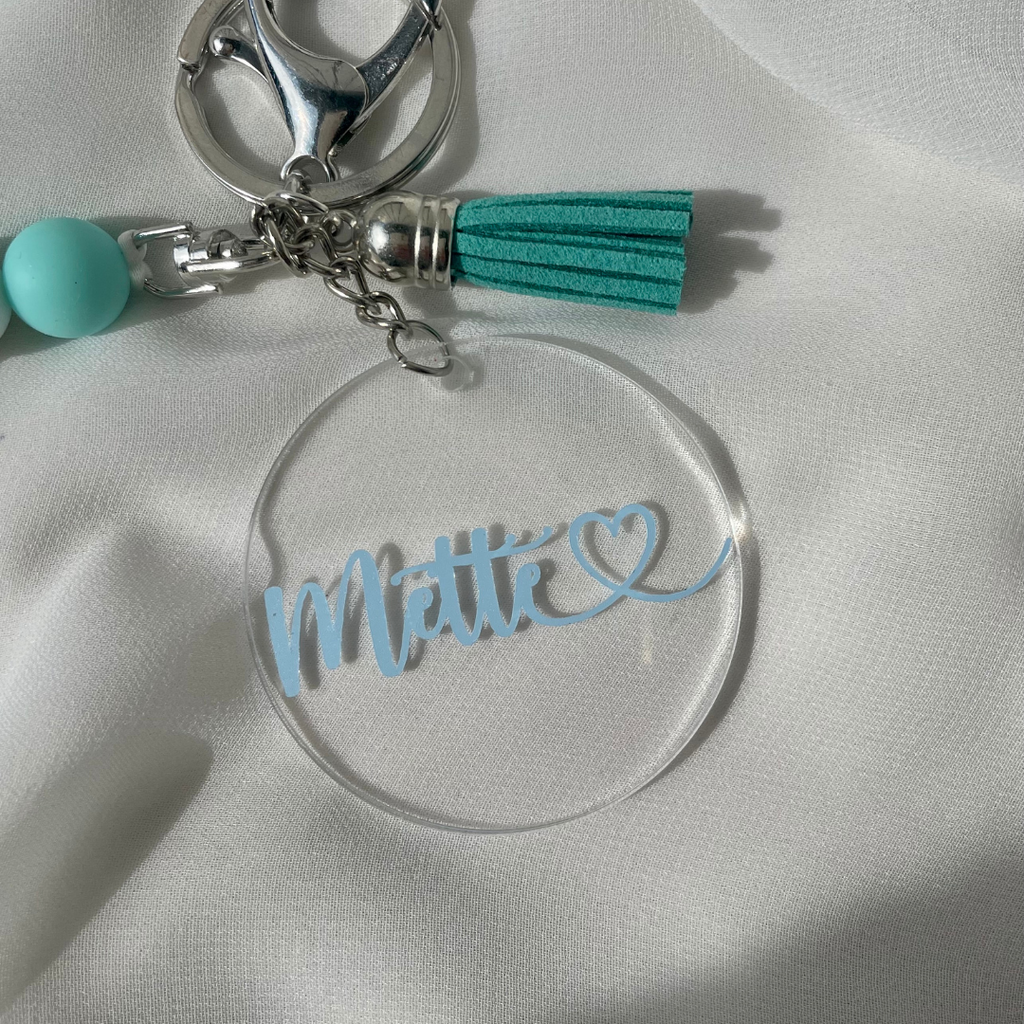 O L I V I A Keyring - Witte Art