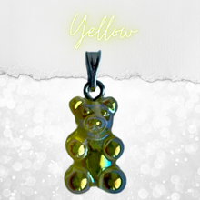 Load image into Gallery viewer, T E D D Y  gummy bear necklace Shimmer Edition - Silver - Witte Art
