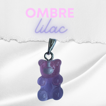 Load image into Gallery viewer, T E D D Y  gummy bear necklace Glitter edition - Silver - Witte Art
