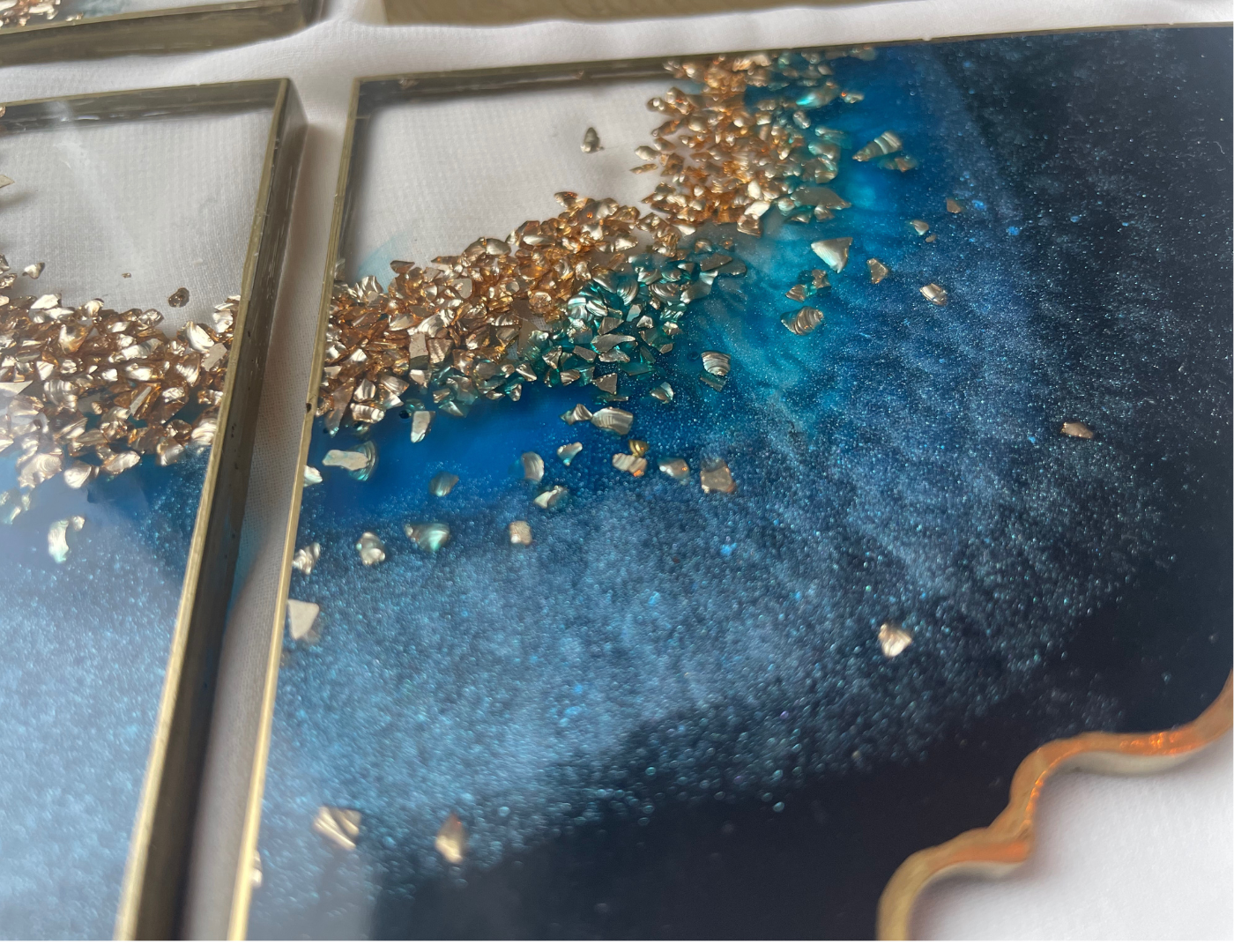 Coasters Diamond Blue - Witte Art