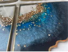 Load image into Gallery viewer, Coasters Diamond Blue - Witte Art
