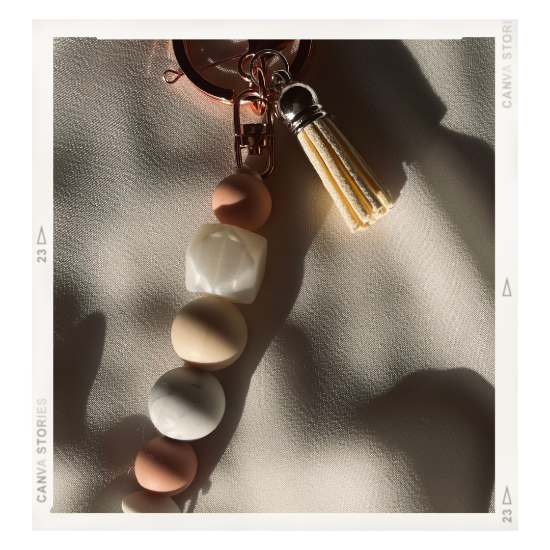 C L A S S I C Keyring - Witte Art