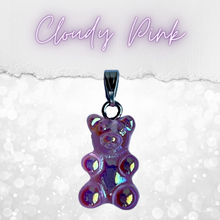 Load image into Gallery viewer, T E D D Y  gummy bear necklace Shimmer Edition - Silver - Witte Art
