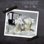 H E R  Candle Small - Witte Art