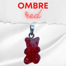 Load image into Gallery viewer, T E D D Y  gummy bear necklace Glitter edition - Silver - Witte Art
