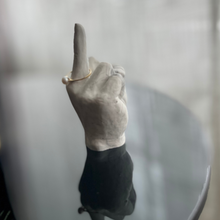 Load image into Gallery viewer, F U Ring holder White Marble - Witte Art
