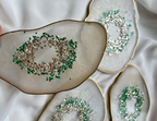 Coasters Geode White - Witte Art