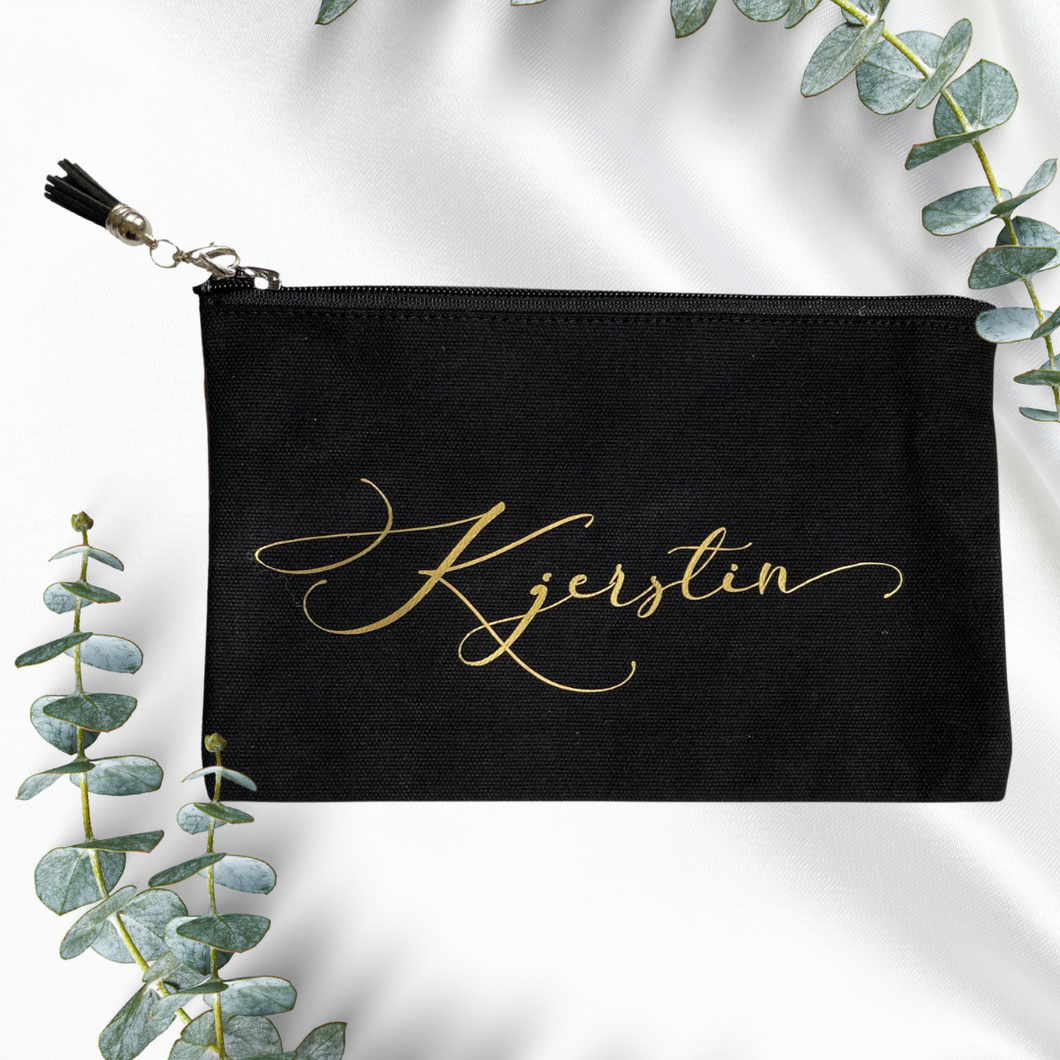 L A U R E N  Makeup bag - Personalize it! - Witte Art