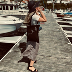 M A Y A  Line art tote bag - Witte Art