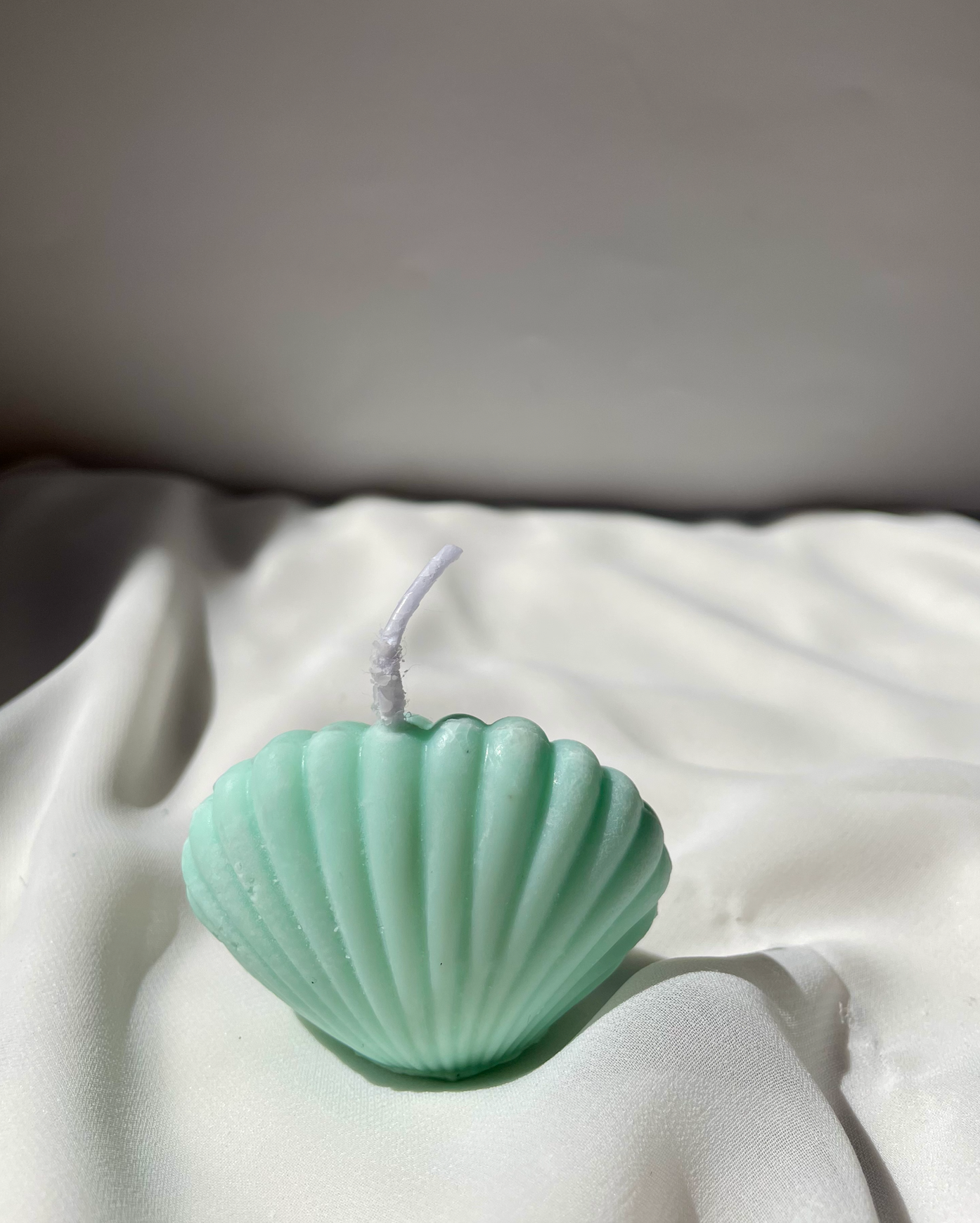 S H E L L  candle  Small - Witte Art