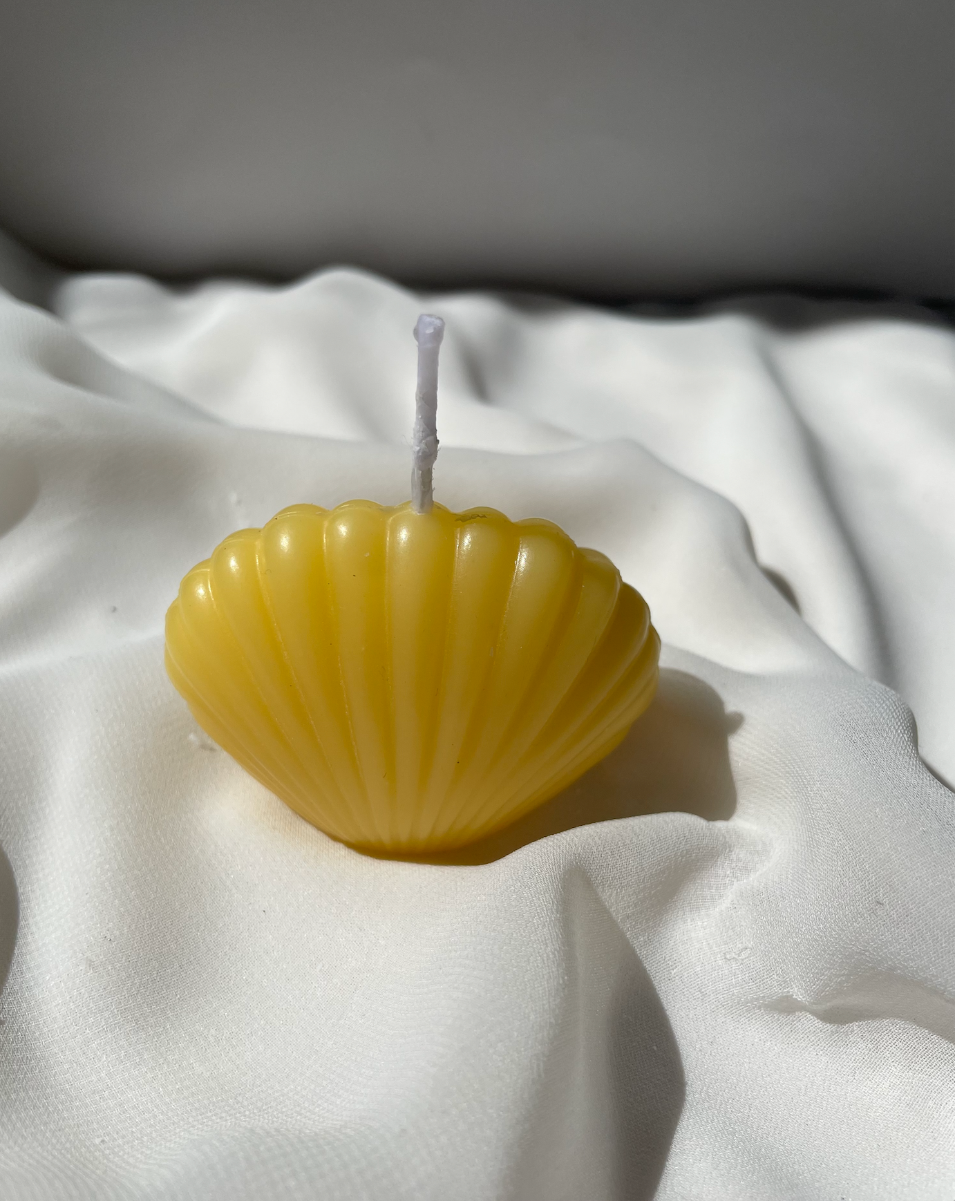 S H E L L  candle  Small - Witte Art