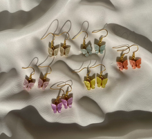 Load image into Gallery viewer, B U T T E R F L Y  Dangle earrings - Witte Art
