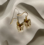B U T T E R F L Y  Dangle earrings - Witte Art