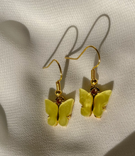 Load image into Gallery viewer, B U T T E R F L Y  Dangle earrings - Witte Art
