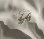 B U T T E R F L Y  Dangle earrings - Witte Art