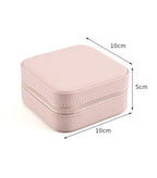 Personalized Travel jewelry box with name - White - Witte Art