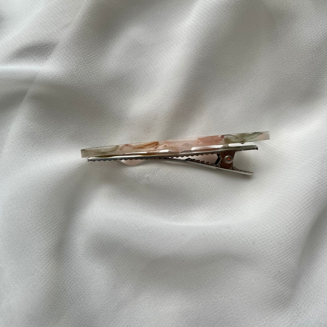 L I L Y  Hair clips Fall flowers - Witte Art