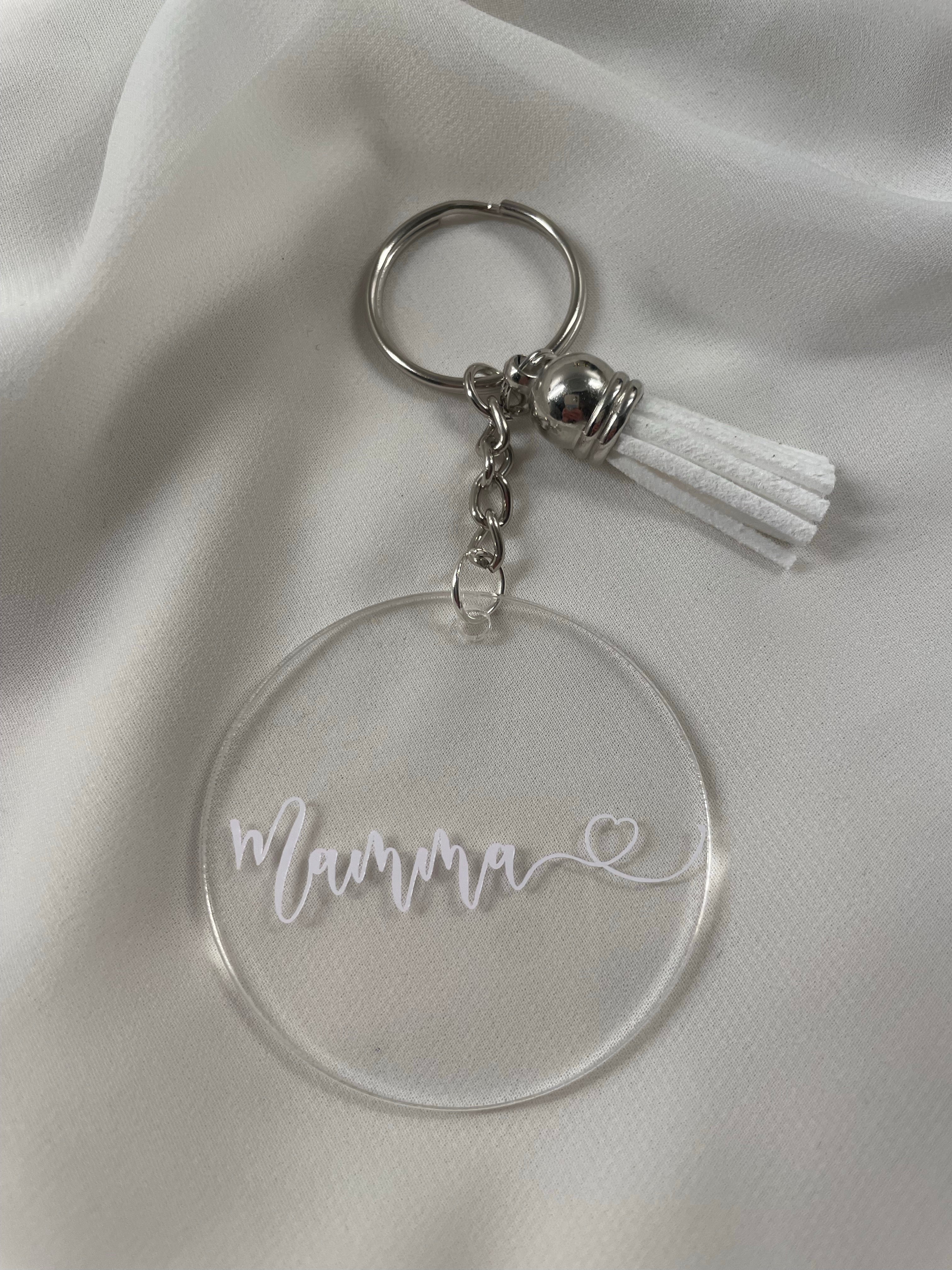 M A M M A keyring - Mother’s day gift - Witte Art
