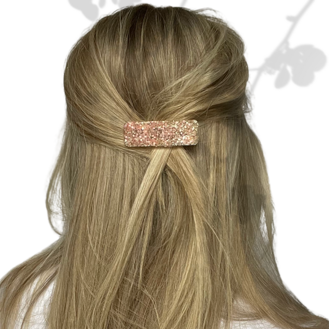 E L L A  Hair clips Pink - Witte Art