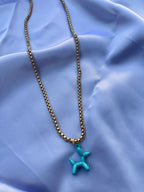 B A L L O O N  D O G necklace - Witte Art