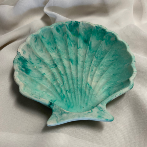 Shell tray Turquoise Marble - Witte Art