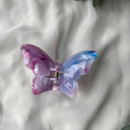 Butterfly hair claw Purple marble - Witte Art